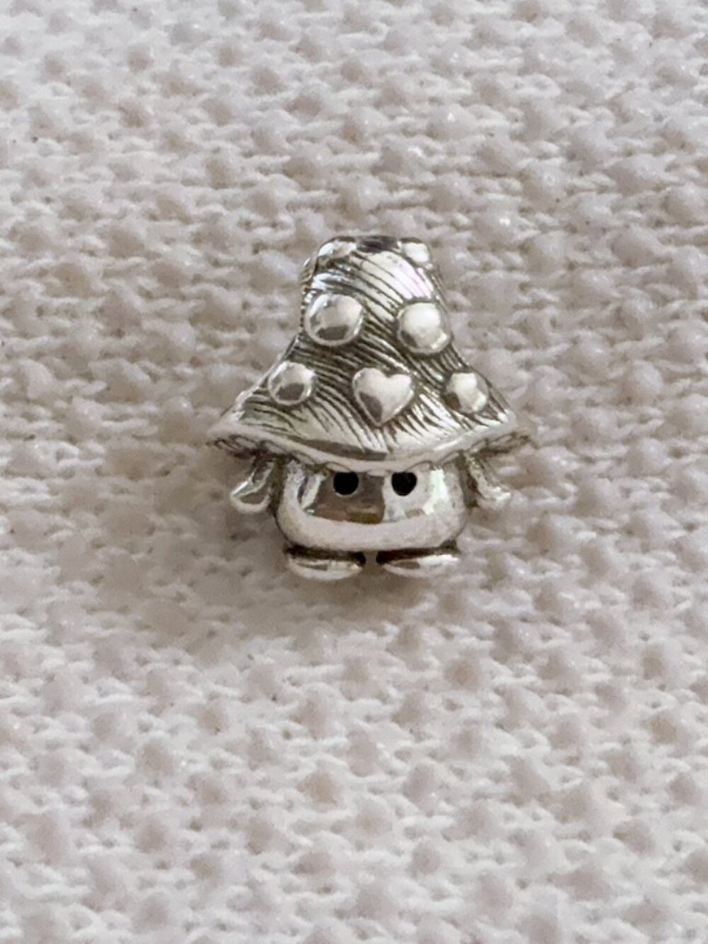 Mushroom Sterling Silver Charm For Pandora Bracelet